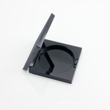 10g New Design Black Plastic Eye Shadow Palette Empty Customized Container with Mirror for Cosmetic Packaging